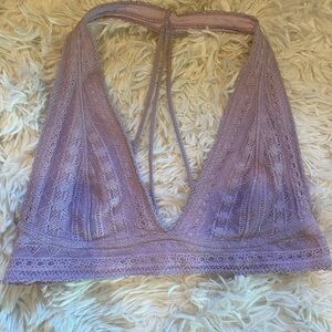 Out from Under by Urban Outfitters Purple Lace Strappy Bralette M